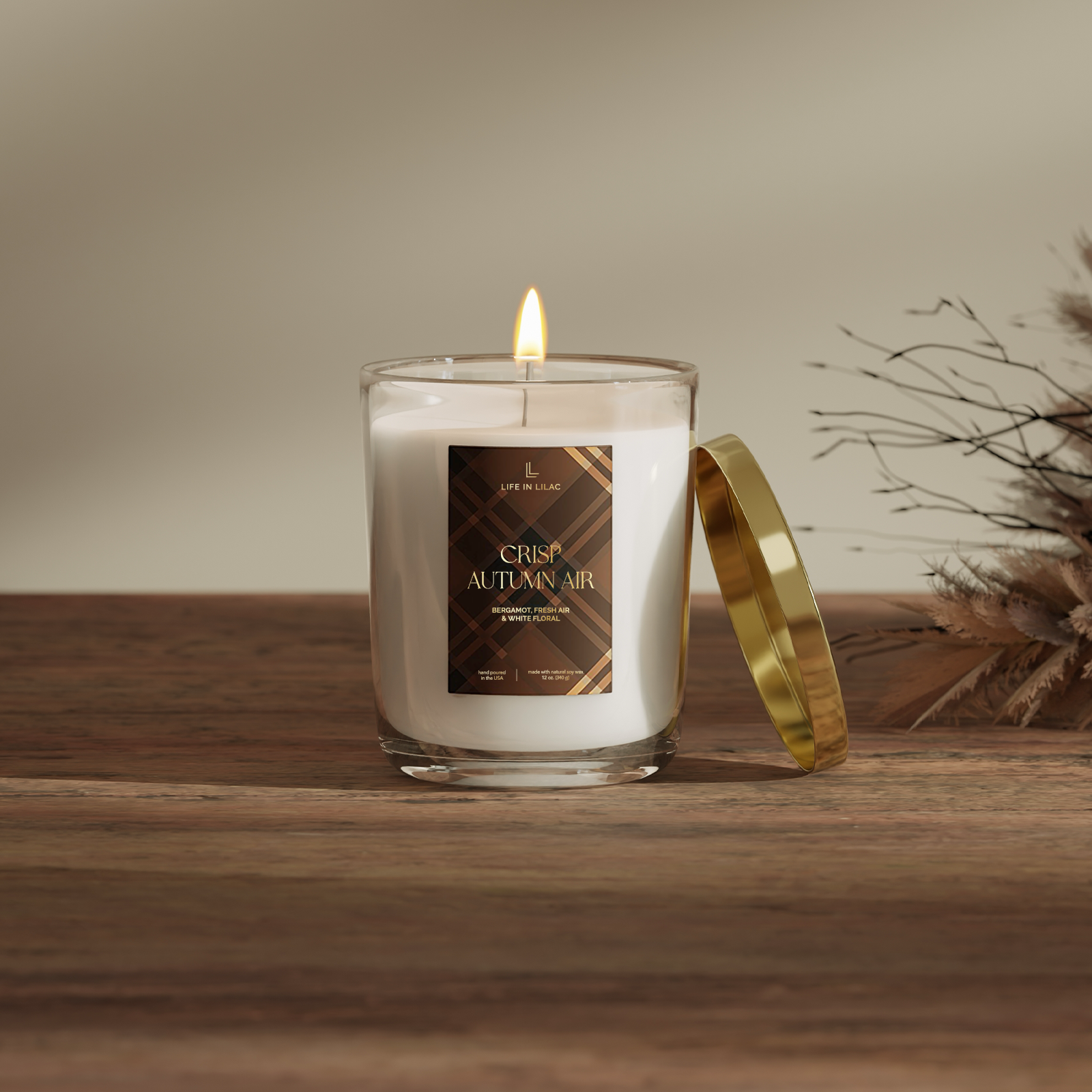 Crisp Autumn Air Candle - Ships 10/10 – Life in Lilac