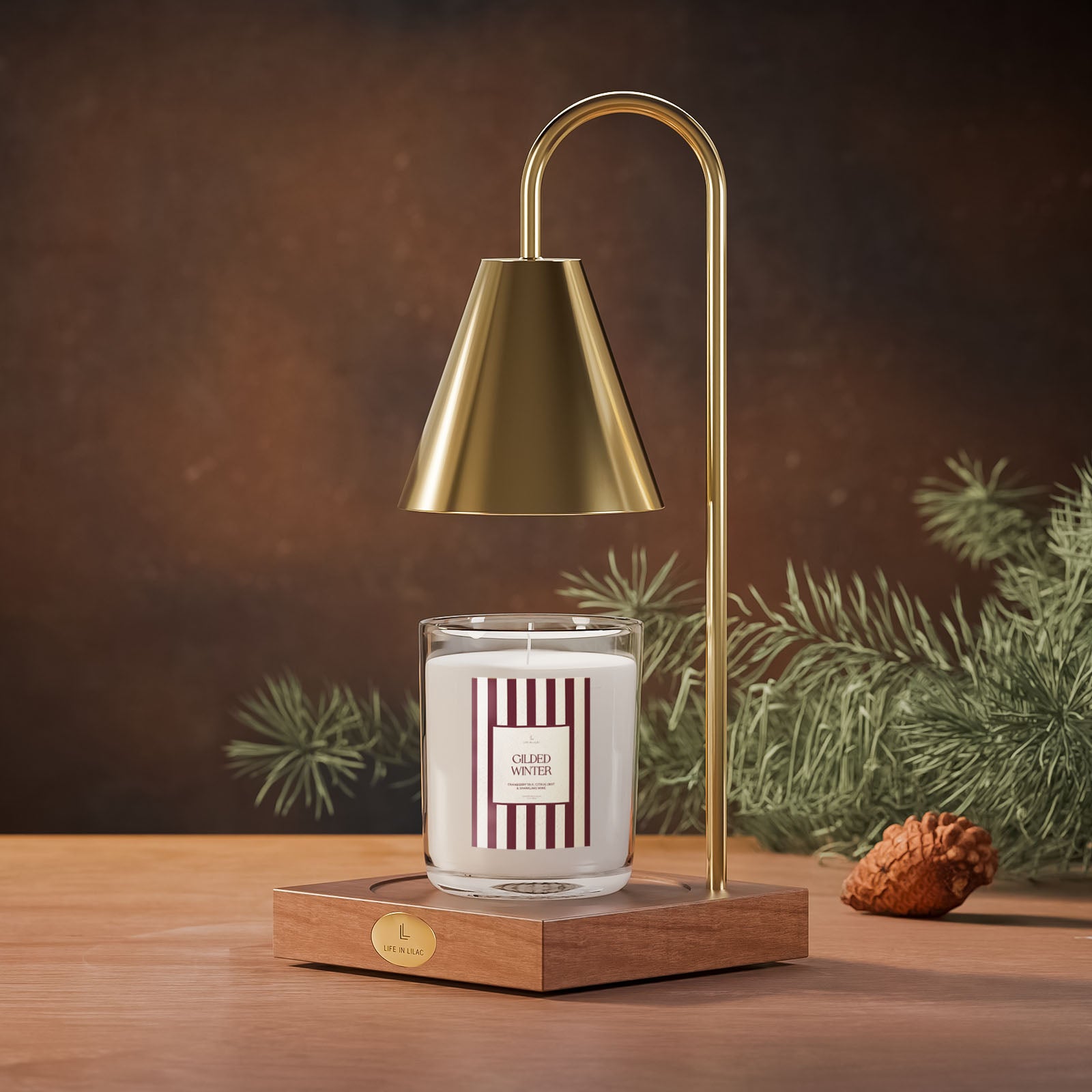 Gilded Winter Lamp Warmer – Life in Lilac