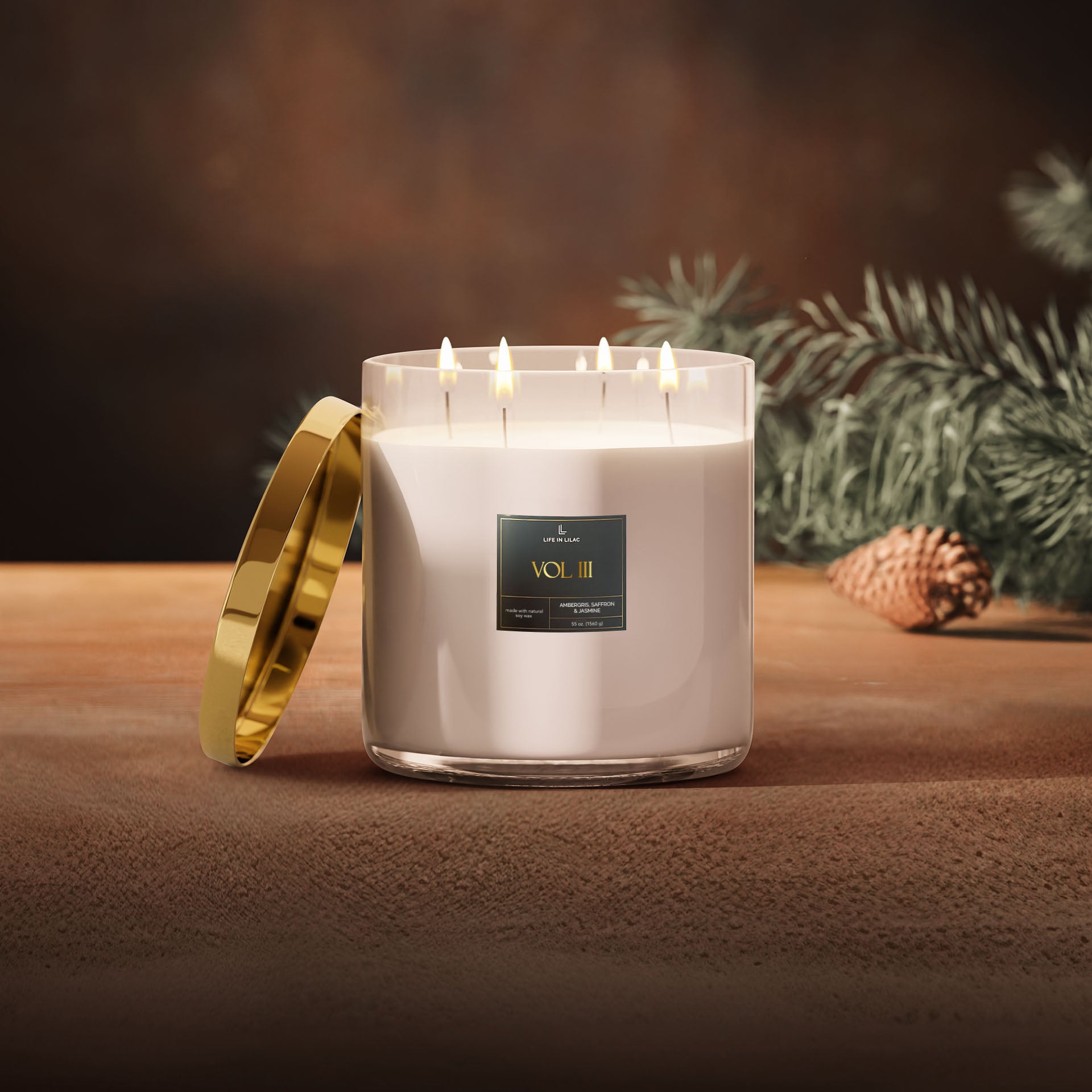 Grand 55 oz Volume III Candle – Life in Lilac