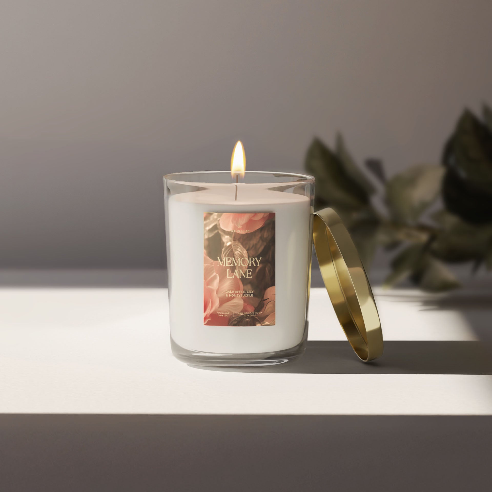 Memory Lane Spring Candle – Life in Lilac - Main Image