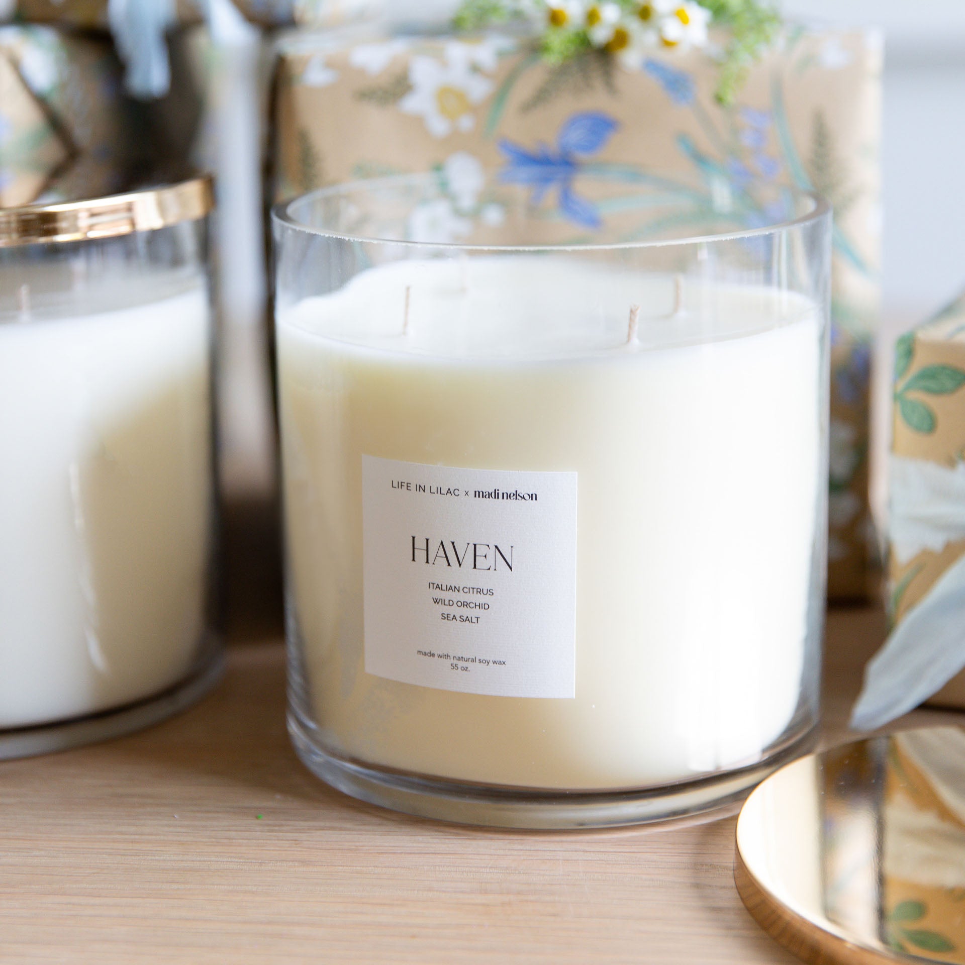 Grand 55 oz Madi Nelson Haven Candle – Life in Lilac