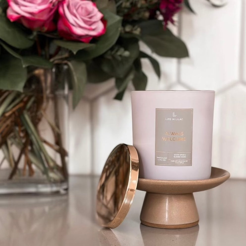 Always Welcome Candle – Life in Lilac