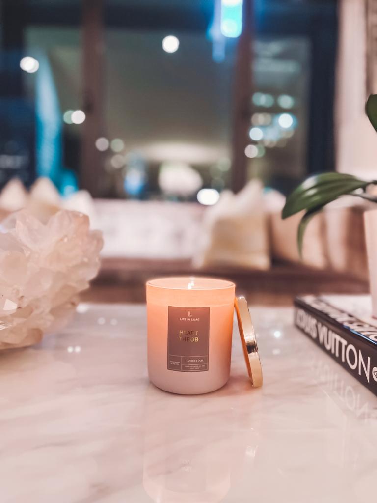 Heart Throb Candle – Life in Lilac